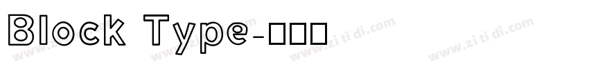 Block Type字体转换